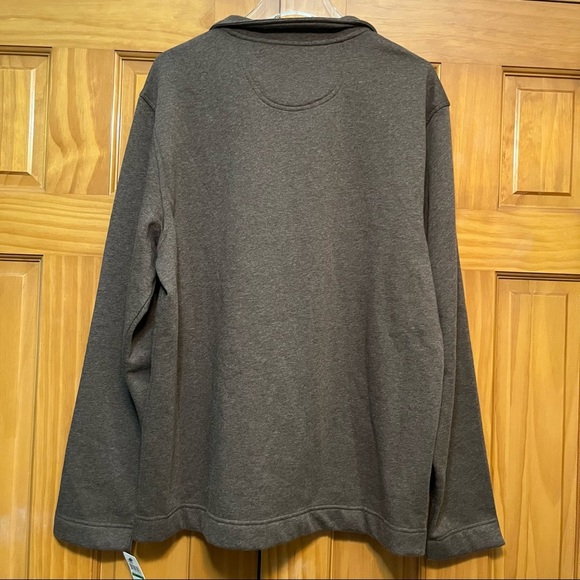 Van Heusen Sweatshirt Heather Brown Large NWT - Picture 5 of 7